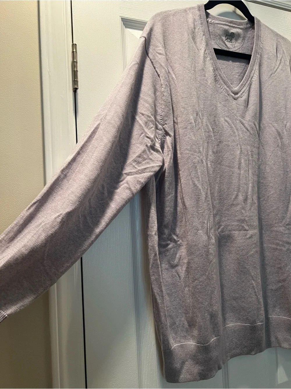 Woolx Men's V-Neck Sweater - Gray